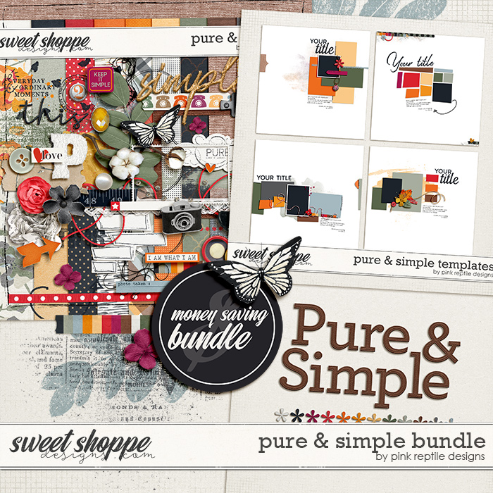 Pure & Simple Bundle by Pink Reptile Designs