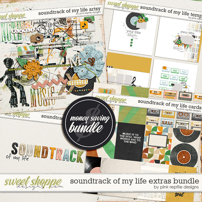 Soundtrack Of My Life EXTRAS Bundle by Pink Reptile Designs