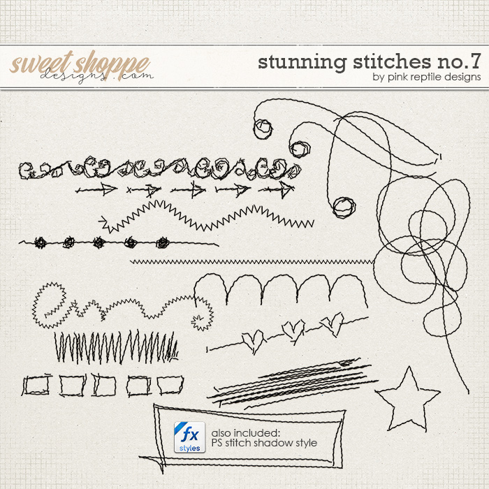 Stunning Stitches No.7 by Pink Reptile Designs Stunning Stitches No.7 by Pink Reptile Designs