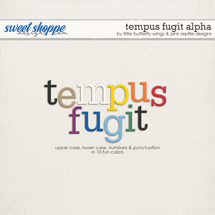 Tempus Fugit (alpha) by Little Butterfly Wings & Pink Reptile Designs