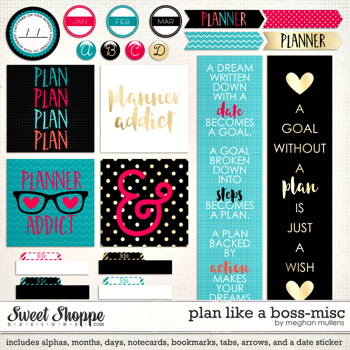 Plan Like a Boss: Planner Misc by Meghan Mullens Plan Like a Boss: Planner Misc by Meghan Mullens