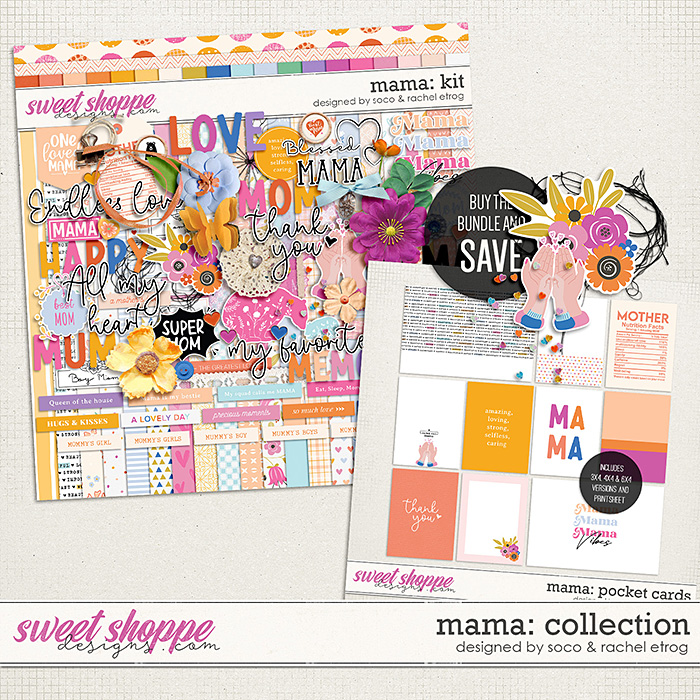 Mama: Collection | Designed by Soco and Rachel Etrog Designs