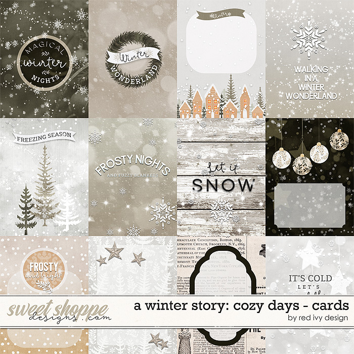 A Winter Story: Cozy Days - Cards by Red Ivy Design