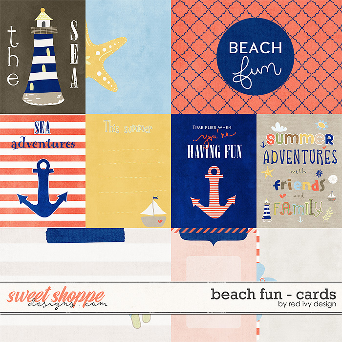 Beach Fun - Cards by Red Ivy Design Beach Fun - Cards by Red Ivy Design