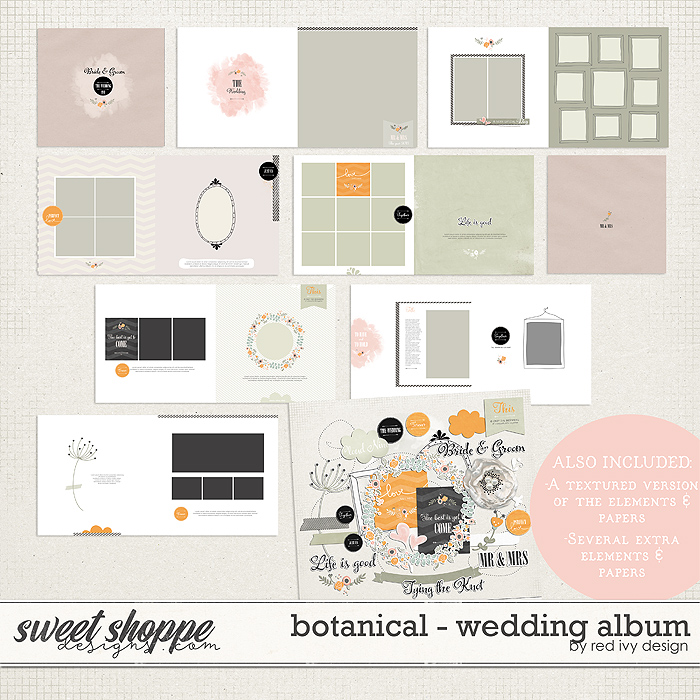 Botanical - Wedding Album by Red Ivy Design Botanical - Wedding Album by Red Ivy Design
