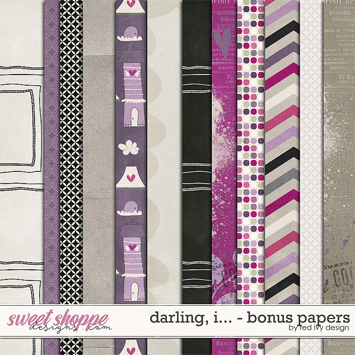 Darling, I... - Bonus Papers by Red Ivy Design Darling, I... - Bonus Papers by Red Ivy Design