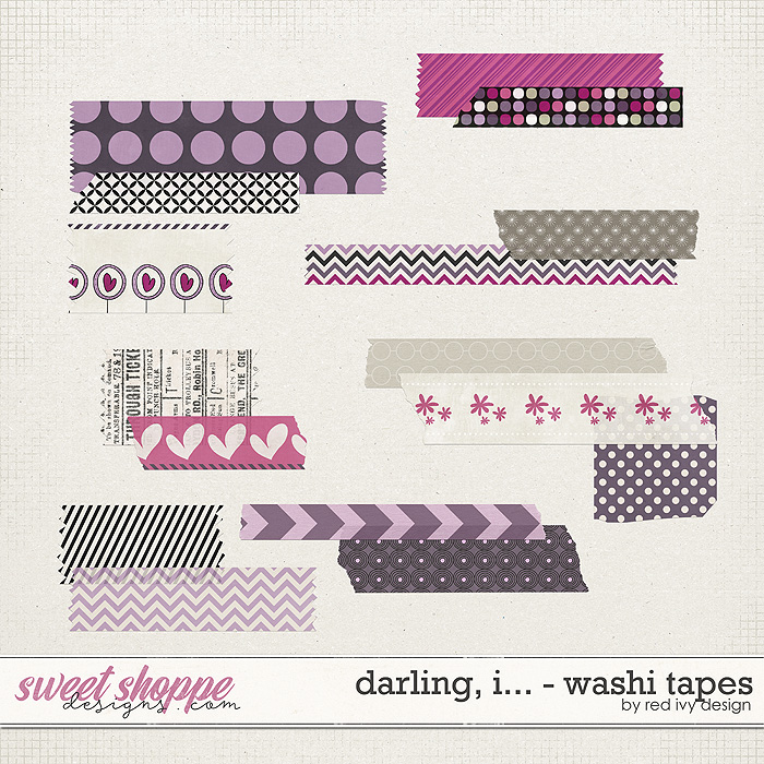 Darling, I... - Washi Tapes by Red Ivy Design Darling, I... - Washi Tapes by Red Ivy Design