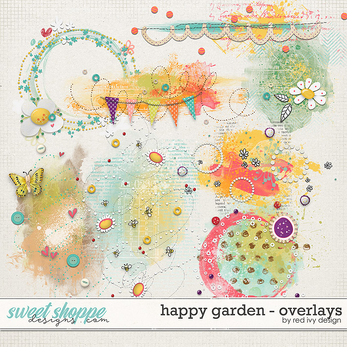 Happy Garden - Overlays by Red Ivy Design