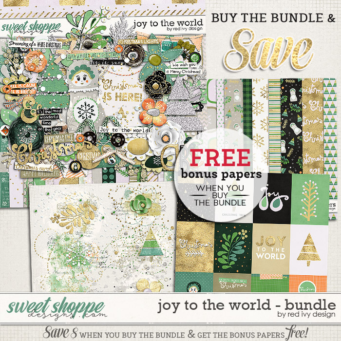 Joy To The World - Bundle by Red Ivy Design