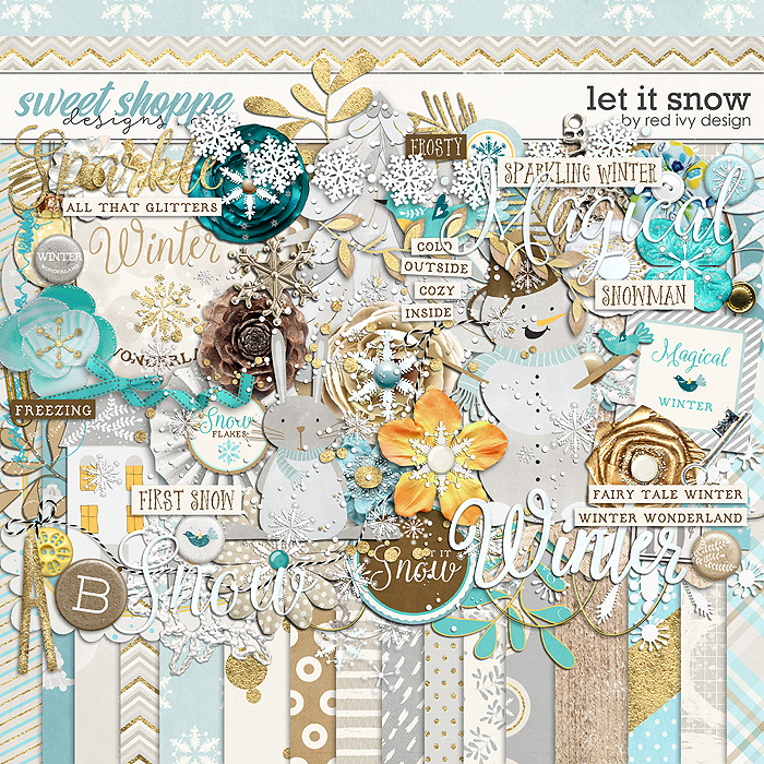 Let It Snow by Red Ivy Design