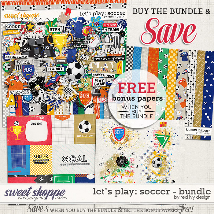 Let's Play: Soccer - Bundle by Red Ivy Design