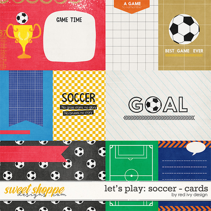 Let's Play: Soccer - Cards by Red Ivy Design