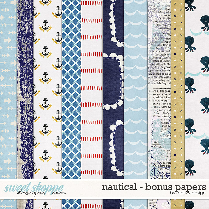 Nautical - Bonus Papers by Red Ivy Design Nautical - Bonus Papers by Red Ivy Design