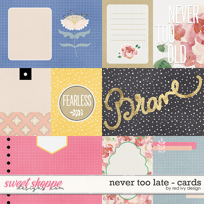 Never Too Late - Cards by Red Ivy Design Never Too Late - Cards by Red Ivy Design