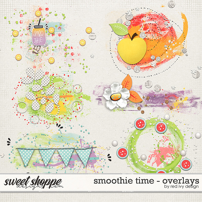Smoothie Time - Overlays by Red Ivy Design
