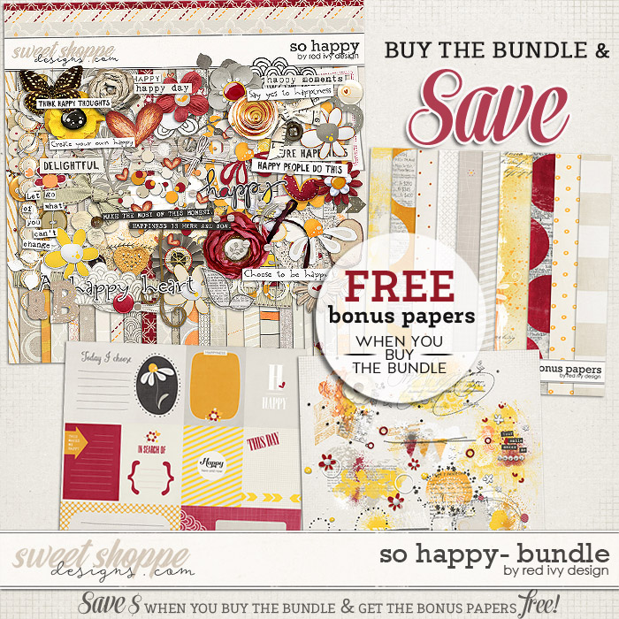 So Happy - Bundle by Red Ivy Design