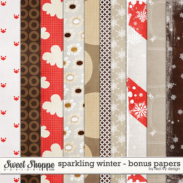 Sparkling Winter - Bonus Papers - by Red Ivy Design Sparkling Winter - Bonus Papers - by Red Ivy Design