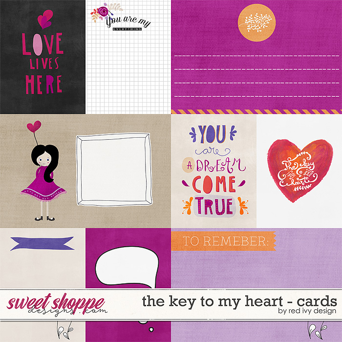 The Key To My Heart - Cards by Red Ivy Design