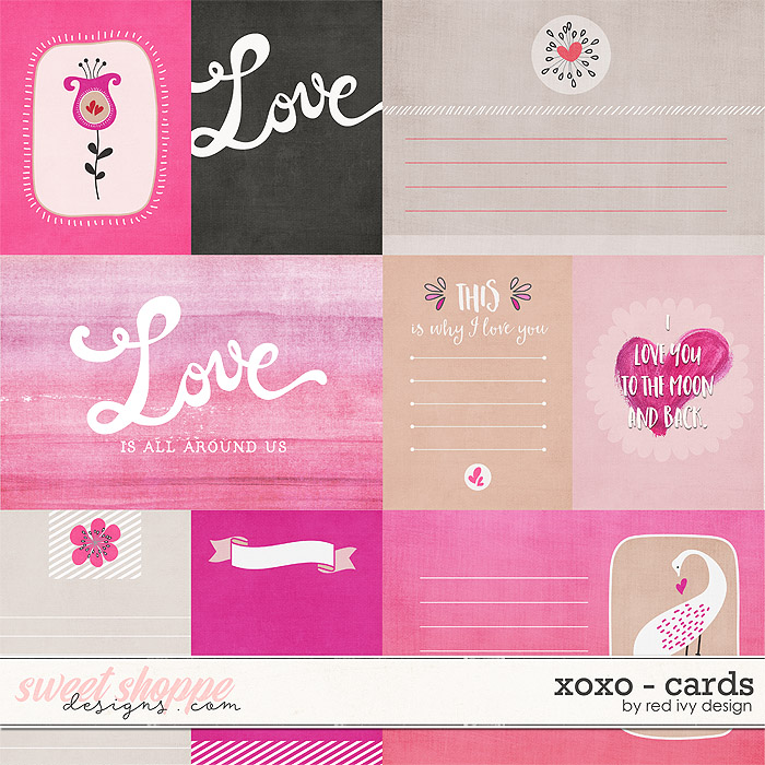 XOXO - Cards - by Red Ivy Design