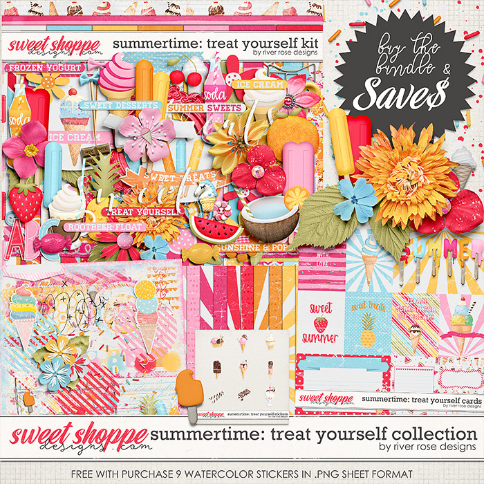 Summertime: Treat Yourself Collection + FWP by River Rose Designs