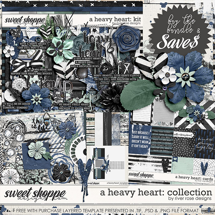 A Heavy Heart: Collection + FWP by River Rose Designs