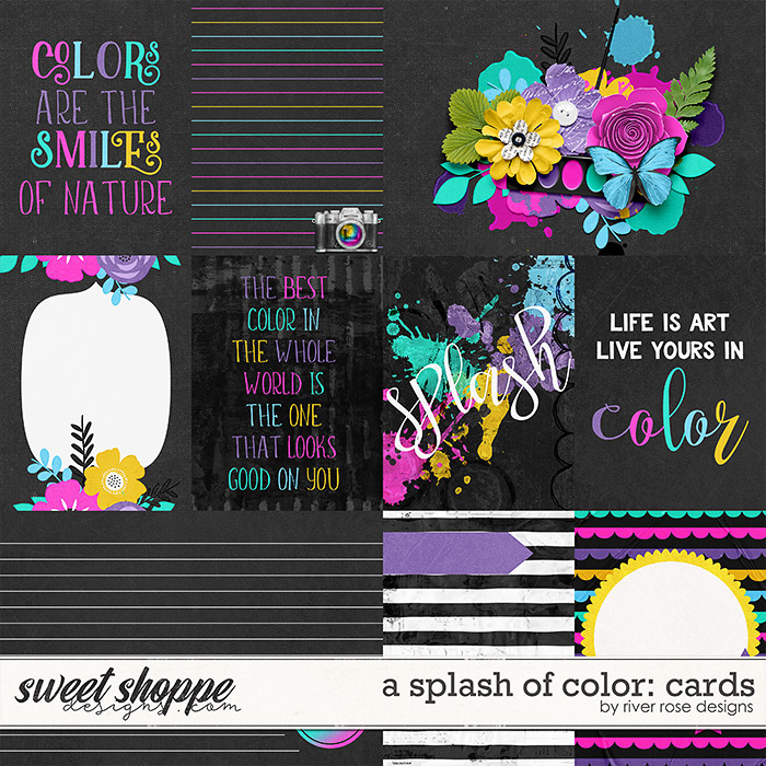 A Splash of Color: Cards by River Rose Designs