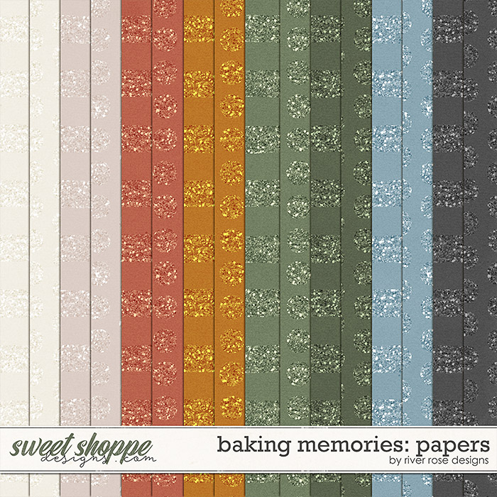 Baking Memories: Papers by River Rose Designs