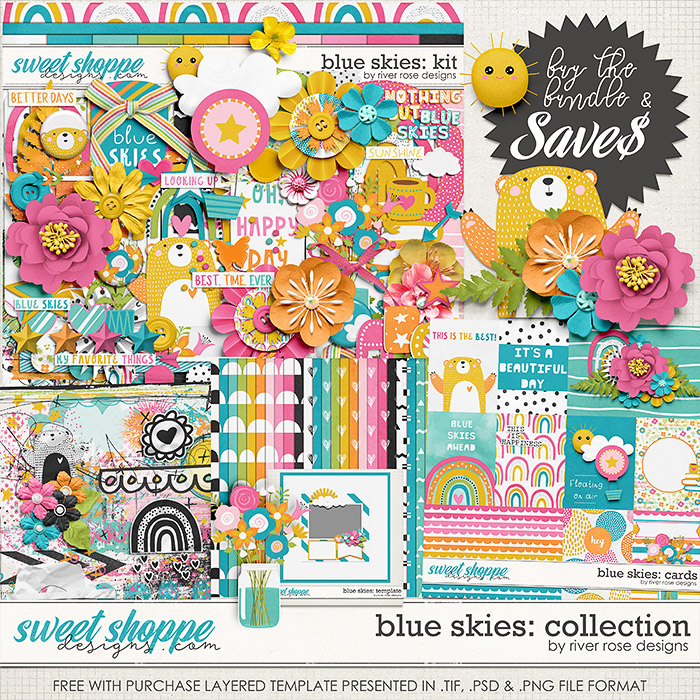 Blue Skies: Collection + FWP by River Rose Designs
