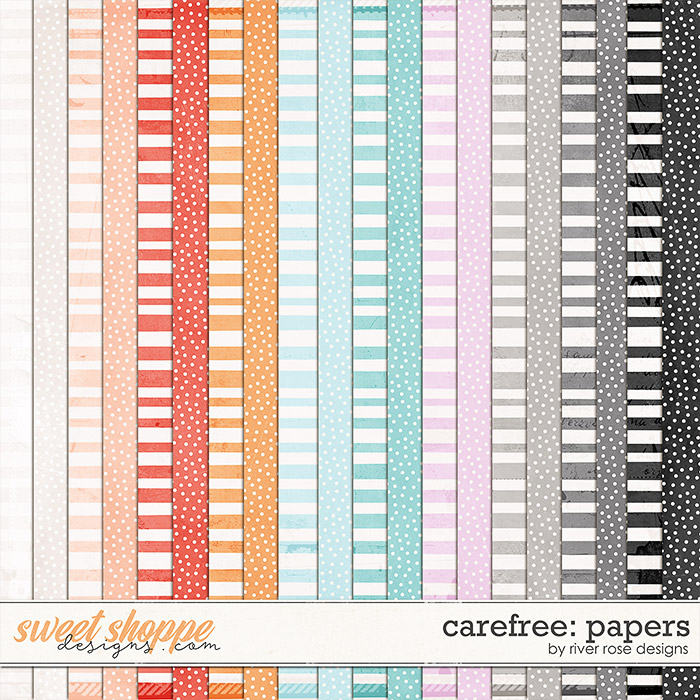 Carefree: Papers by River Rose Designs