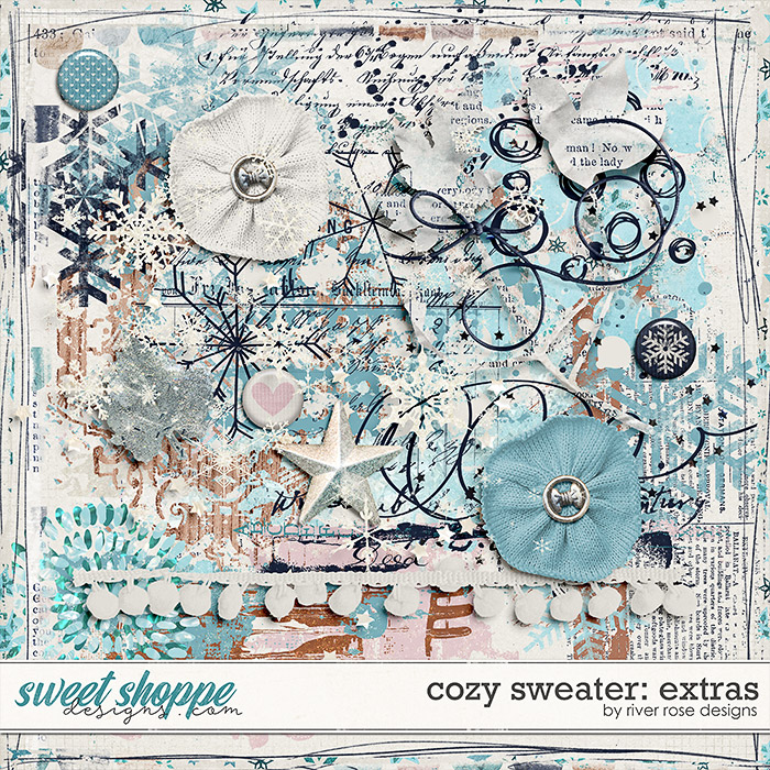 Cozy Sweater: Extras by River Rose Designs