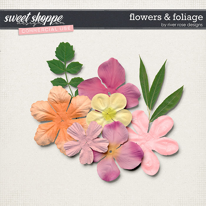 CU Flowers and Foliage by River Rose Designs CU Flowers and Foliage by River Rose Designs