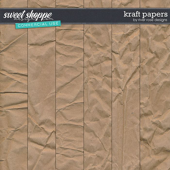 CU Kraft Papers by River Rose Designs CU Kraft Papers by River Rose Designs