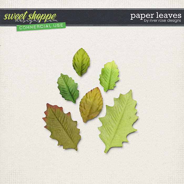 CU Paper Leaves by River Rose Designs CU Paper Leaves by River Rose Designs