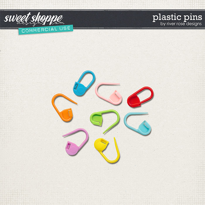 CU Plastic Pins by River Rose Designs CU Plastic Pins by River Rose Designs