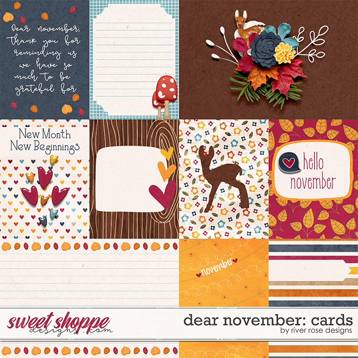 Dear November: Cards by River Rose Designs