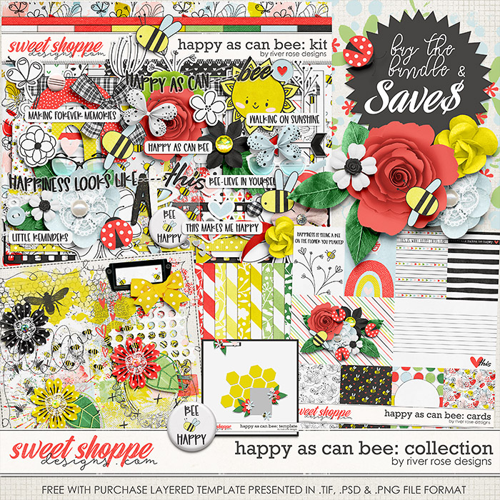 Happy As Can Bee: Collection + FWP by River Rose Designs