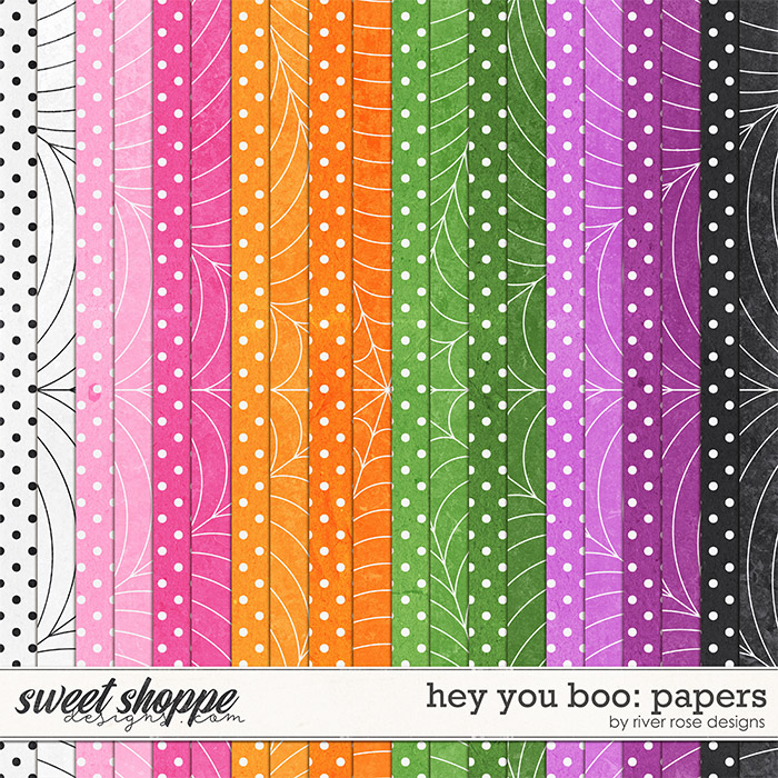 Hey You Boo: Papers by River Rose Designs
