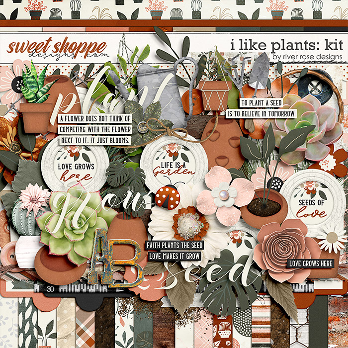 I Like Plants: Kit by River Rose Designs