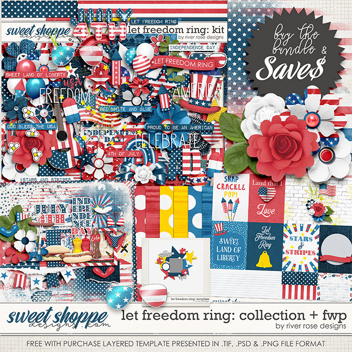 Let Freedom Ring: Collection + FWP by River Rose Designs Let Freedom Ring: Collection + FWP by River Rose Designs