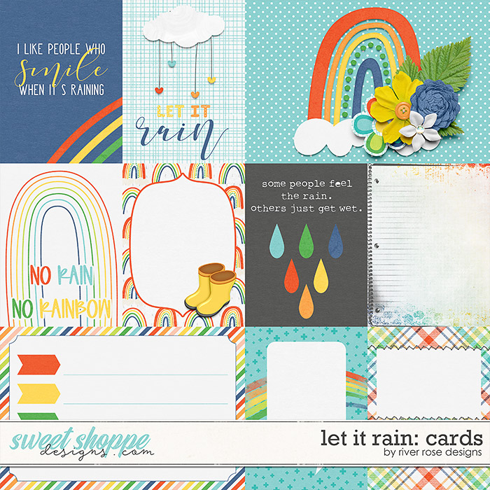 Let it Rain: Cards by River Rose Designs