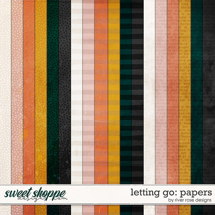 Letting Go: Papers by River Rose Designs