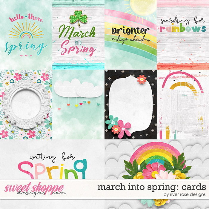 March into Spring: Cards by River Rose Designs