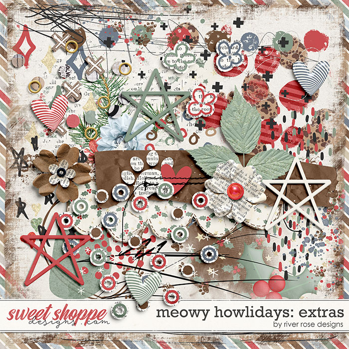 Meowy Howlidays: extras by River Rose Designs
