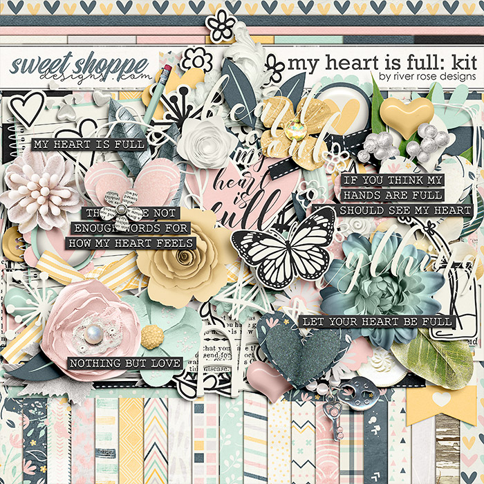 My Heart is Full: Kit by River Rose Designs