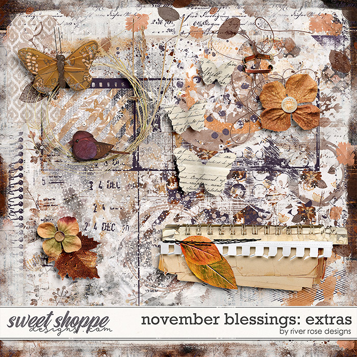 November Blessings: Extras by River Rose Designs