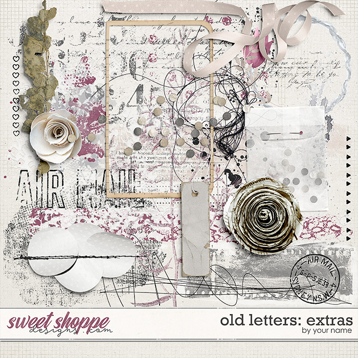 Old Letters: Extras by River Rose Designs