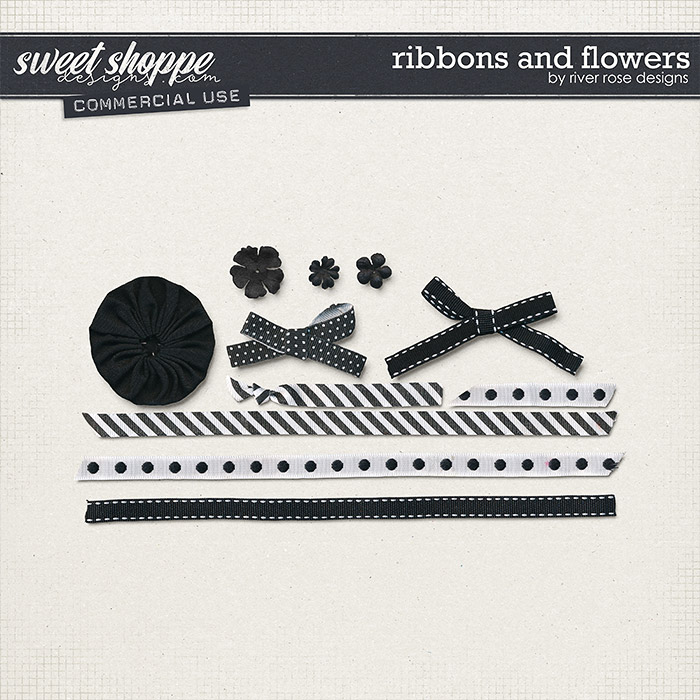 CU Ribbons and Flowers by River Rose Designs CU Ribbons and Flowers by River Rose Designs