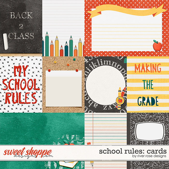 School Rules: Cards by River Rose Designs School Rules: Cards by River Rose Designs