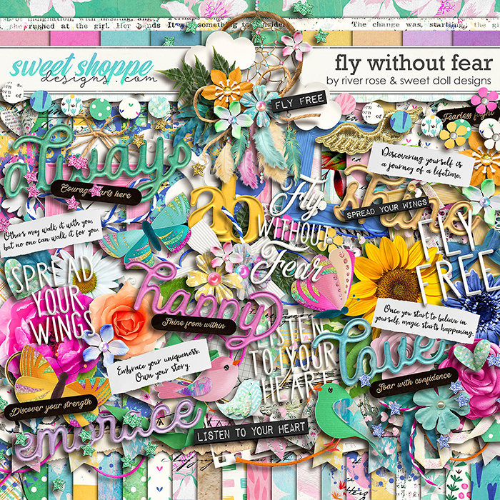 Fly Without Fear: Kit by River Rose Designs and Sweet Doll Designs