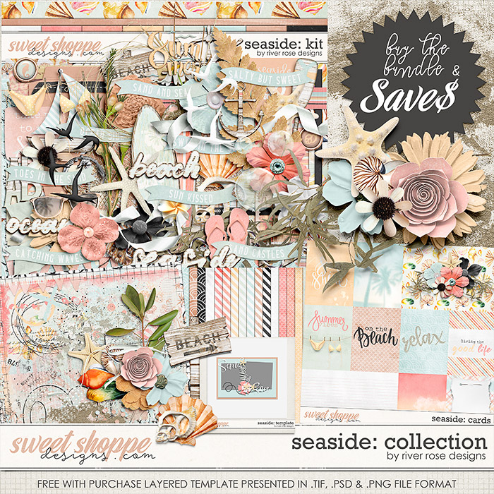 Seaside: Collection + FWP by River Rose Designs